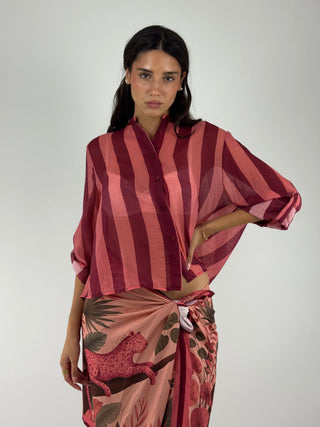 Camicia fantasia riga - CVS-Q422