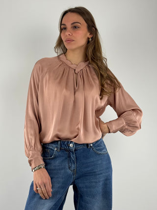 Camicia collo incrocio - CWG-Q008