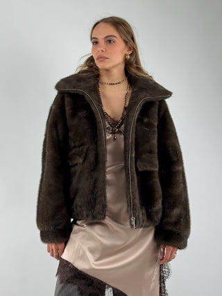 Bomber ecopelliccia - GV102N