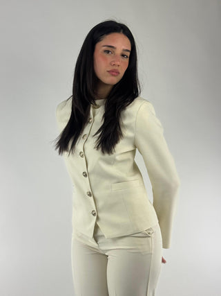 Giacca sfiancata con bottoni - TAB1768
