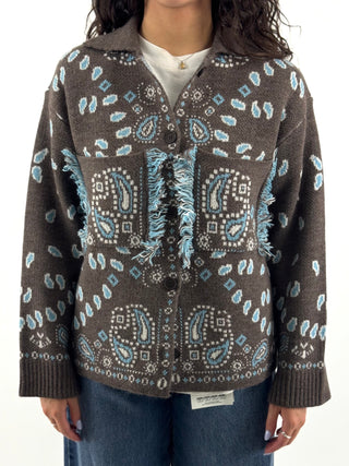 Cardigan paisley - W6HMG86A400