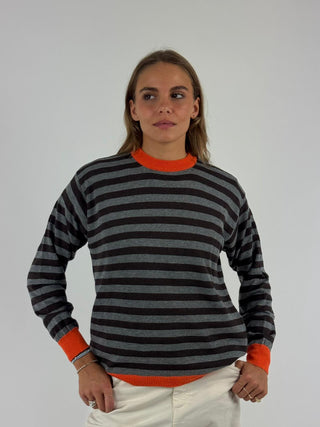 Maglia girocollo righe - MMA-R157