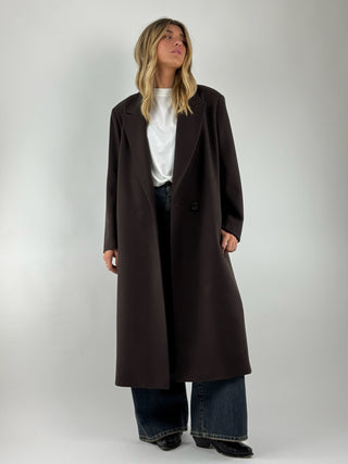 Cappotto lungo monopetto - W38S0261