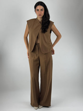 Gilet collo alla coreana - 26D4805