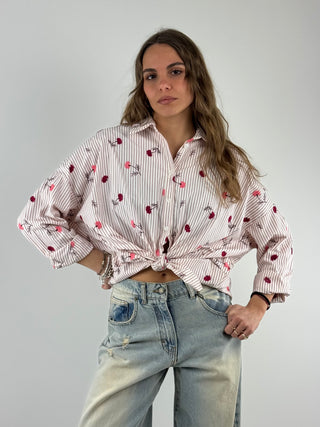 Camicia fiori - S26C416