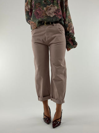 Pantalone gamba dritta con cintura - PA5137AI25
