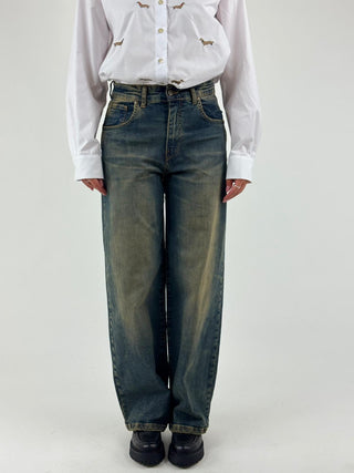 Jeans wide leg - JEDDIELV099
