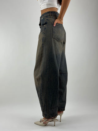 Jeans barrel - M40F0067