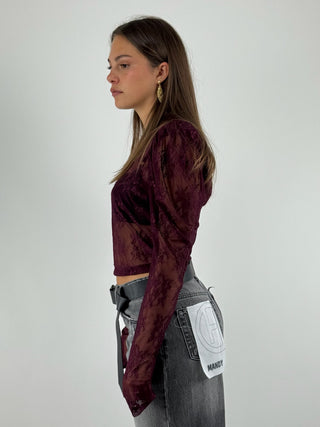 Maglietta pizzo spalle larghe - RMA-P009