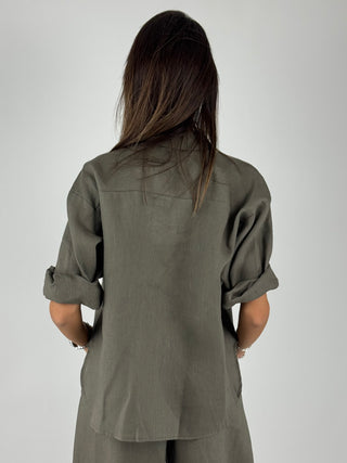 Camicia tasca paillettes - S26CE15