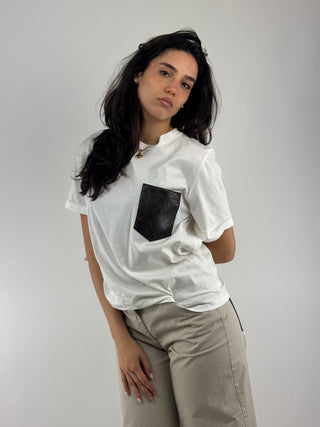 T-shirt tasca ecopelle - S26M873