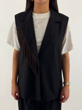 Gilet con frange laterali - 27D6587