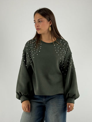 Felpa con strass - FVS-P032