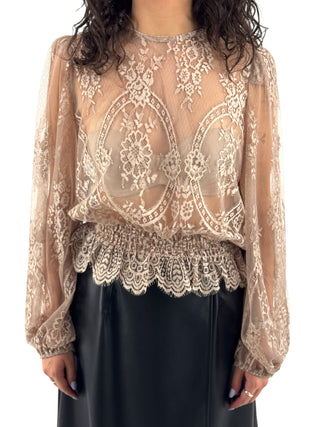 Camicia in pizzo - W26C210