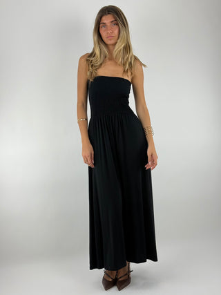 Abito lungo a fascia - S0080