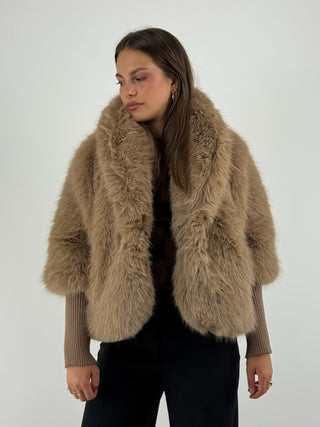 Eco - Pelliccia con manicotti - S38M0108