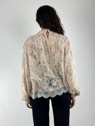 Blusa pizzo - M40F0464