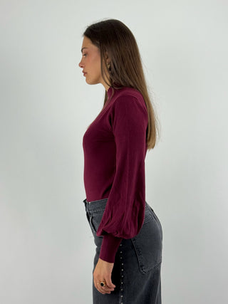 Maglia scollo a goccia - 250911