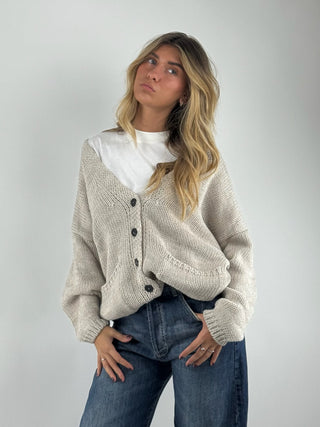 Cardigan morbido - 33017F