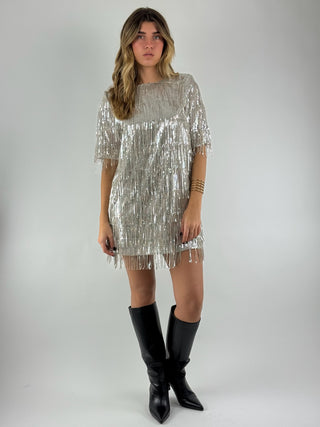 Abito frange in paillettes - AGE-P077