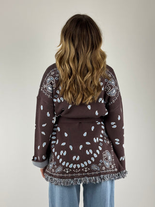 Cardigan Alanui bandana - P6HMG38A414