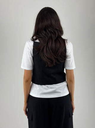 Gilet con t-shirt - J1335U1