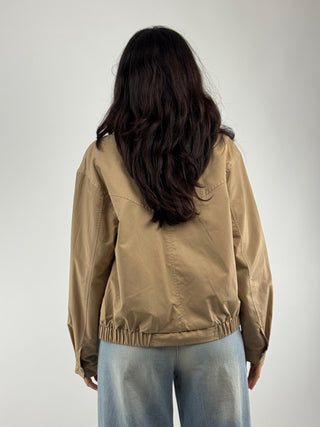 Bomber trench con tasconi - T830