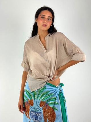 Camicia collo coreano - CWG-Q516