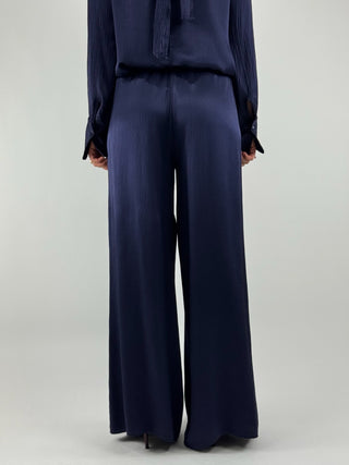 Pantalone a palazzo con elastico - PWG-P029