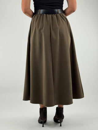 Gonna lunga con cintura - 25640