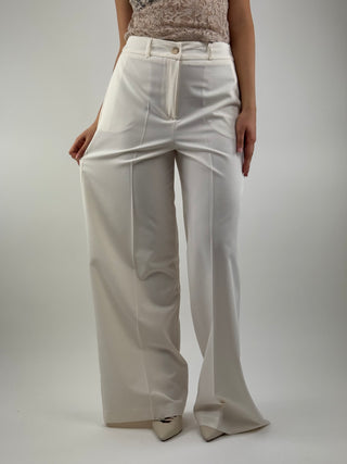 Pantalone a palazzo con elastico - 16467/4701UNI