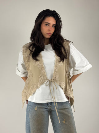 Gilet pizzo - D02E0751