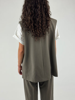 Gilet gessato - GL01051
