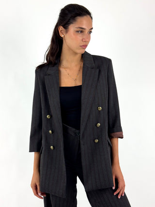 Blazer doppiopetto gessato - W26J513