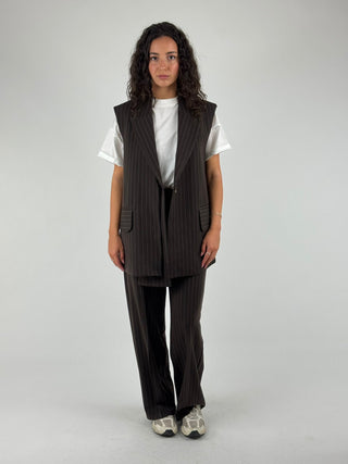 Gilet gessato - GL01051