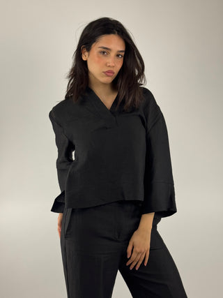 Blusa lino - W39S0250