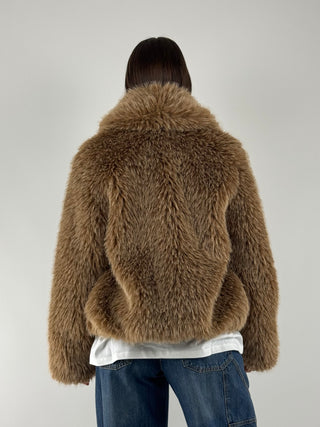 Giacca Teddy in ecopelliccia - 225036L