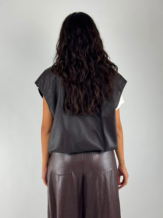 Gilet ecopelle - LVI-R011