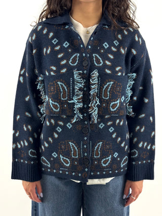 Cardigan paisley - W6HMG86A400