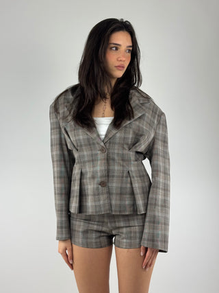 Giacca check - M10085