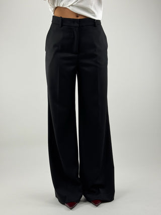 Pantalone vita alta a gamba dritta - 17206/3060