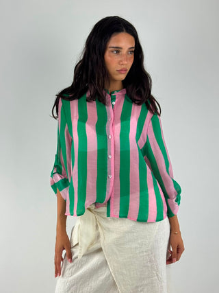Camicia fantasia riga - CVS-Q422