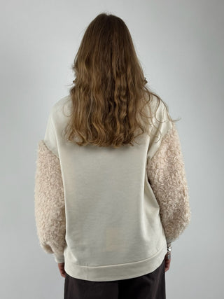 Felpa teddy - W26M357