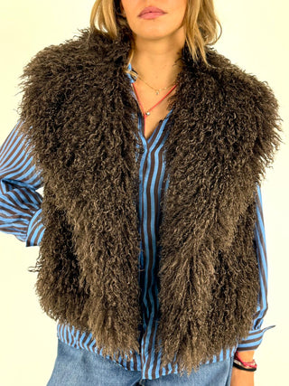 Gilet in pelliccia - W26J070CAMP