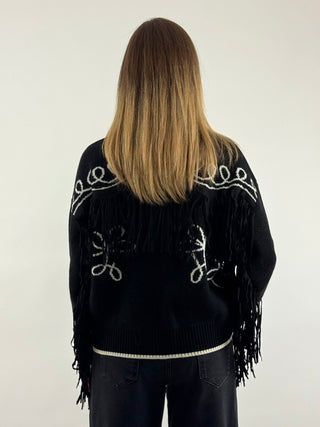 Giacca in maglia con zip  - 26A993