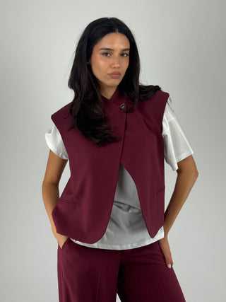 Gilet collo alla coreana - 26D4805