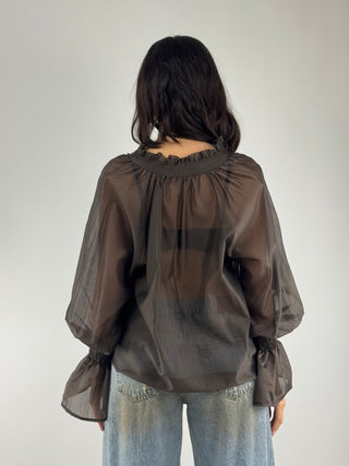 Camicia con pizzo - 33086