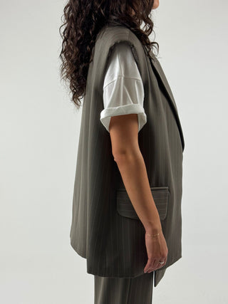 Gilet gessato - GL01051