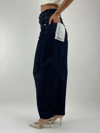 Jean balloon sfrangiato - PFA-R083