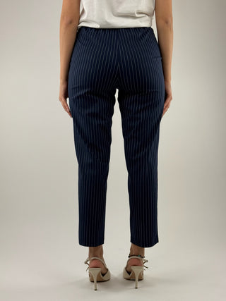 Pantalone gessato a sigaretta - 26P4074